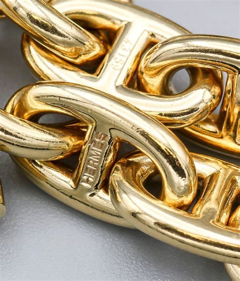 Hermès Link Chain Toggle Necklace 